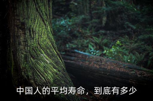 中國人的平均壽命，到底有多少