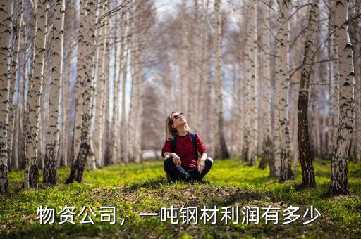物資公司，一噸鋼材利潤有多少