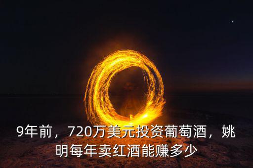 9年前，720萬(wàn)美元投資葡萄酒，姚明每年賣紅酒能賺多少