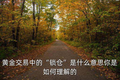 現貨鎖倉是什么意思,你是如何理解的