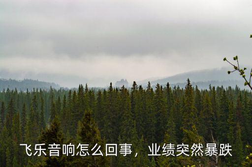 飛樂(lè)音響怎么回事，業(yè)績(jī)突然暴跌
