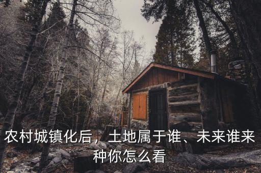 農(nóng)村城鎮(zhèn)化后，土地屬于誰、未來誰來種你怎么看