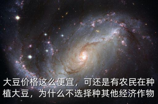 大豆價格這么便宜，可還是有農(nóng)民在種植大豆，為什么不選擇種其他經(jīng)濟作物