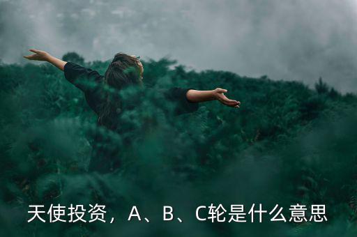 天使投資，A、B、C輪是什么意思