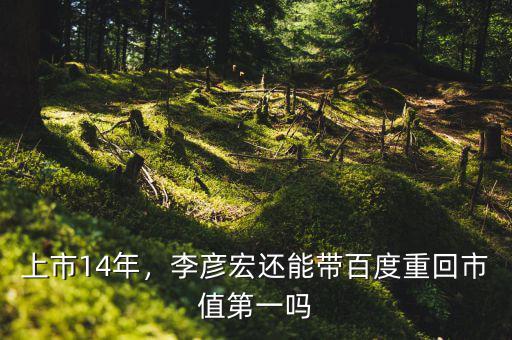 上市14年，李彥宏還能帶百度重回市值第一嗎