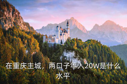 在重慶主城，兩口子年入20W是什么水平