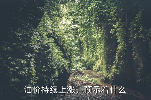 油價(jià)持續(xù)上漲，預(yù)示著什么