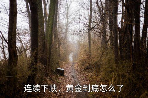 連續(xù)下跌，黃金到底怎么了