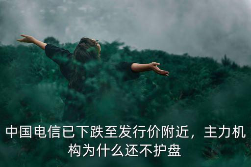 中國(guó)電信已下跌至發(fā)行價(jià)附近，主力機(jī)構(gòu)為什么還不護(hù)盤(pán)