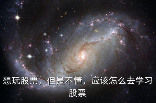 想玩股票，但是不懂，應(yīng)該怎么去學習股票