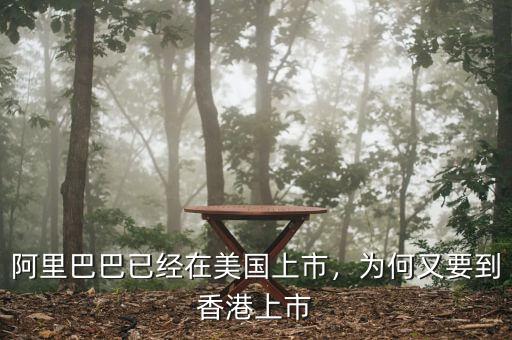 阿里巴巴已經在美國上市，為何又要到香港上市