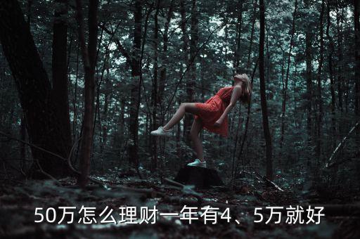50萬(wàn)怎么理財(cái)一年有4、5萬(wàn)就好