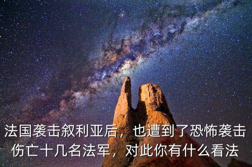 法國(guó)襲擊敘利亞后，也遭到了恐怖襲擊傷亡十幾名法軍，對(duì)此你有什么看法