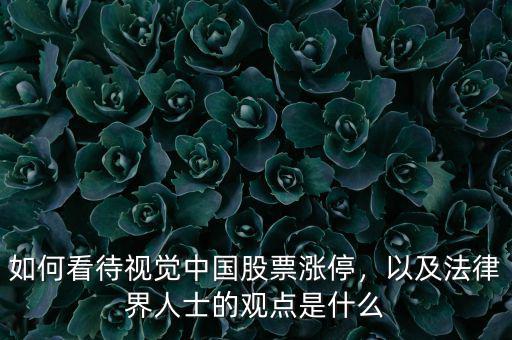 視覺中國什么股,視覺中國是否會(huì)被退市
