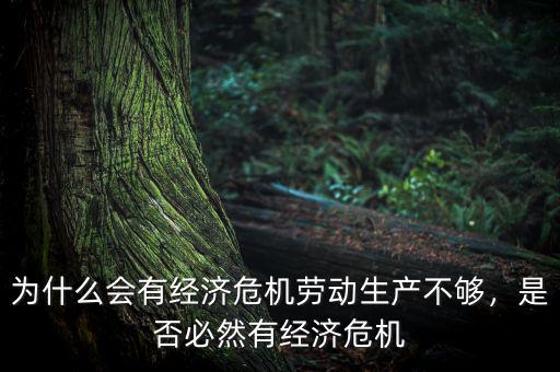 為什么會(huì)有經(jīng)濟(jì)危機(jī)勞動(dòng)生產(chǎn)不夠，是否必然有經(jīng)濟(jì)危機(jī)
