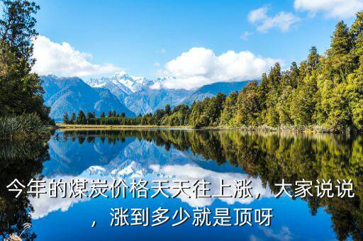今年的煤炭?jī)r(jià)格天天往上漲，大家說(shuō)說(shuō)，漲到多少就是頂呀
