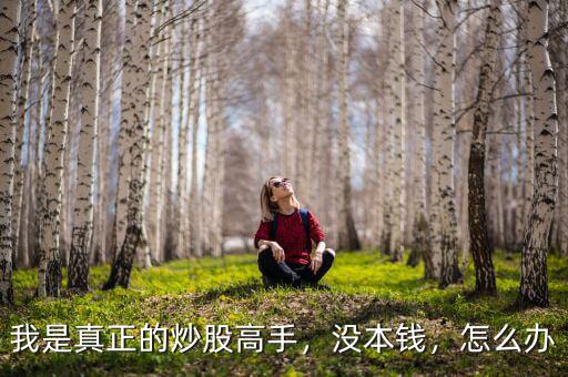 我是真正的炒股高手，沒本錢，怎么辦