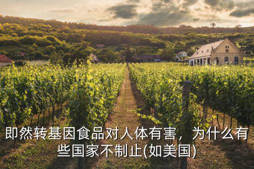 即然轉(zhuǎn)基因食品對(duì)人體有害，為什么有些國(guó)家不制止(如美國(guó))