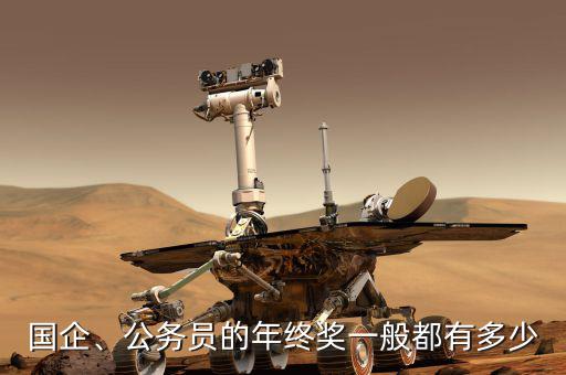 國(guó)企、公務(wù)員的年終獎(jiǎng)一般都有多少