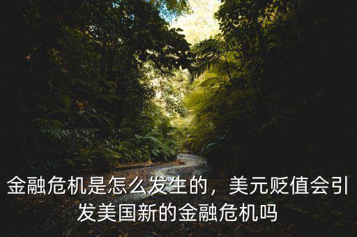 金融危機(jī)是怎么發(fā)生的，美元貶值會引發(fā)美國新的金融危機(jī)嗎