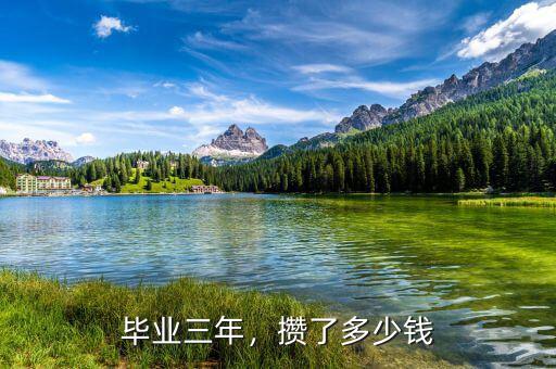 畢業(yè)三年，攢了多少錢(qián)