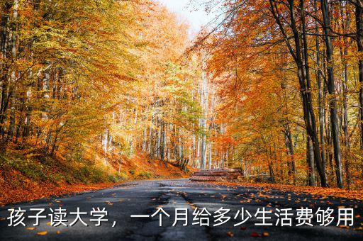 孩子讀大學(xué)，一個月給多少生活費(fèi)夠用