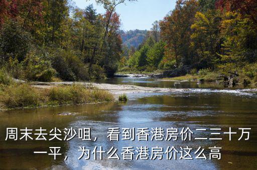 周末去尖沙咀，看到香港房價二三十萬一平，為什么香港房價這么高