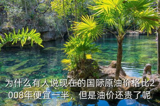 為什么有人說現(xiàn)在的國際原油價格比2008年便宜一半，但是油價還貴了呢