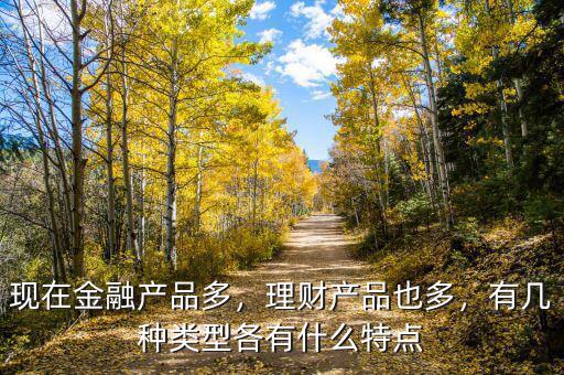 現(xiàn)在金融產(chǎn)品多，理財產(chǎn)品也多，有幾種類型各有什么特點