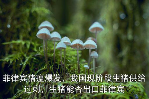 菲律賓豬瘟爆發(fā)，我國現(xiàn)階段生豬供給過剩，生豬能否出口菲律賓