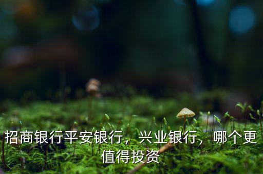 為什么看好興業(yè)銀行,招商銀行。平安銀行