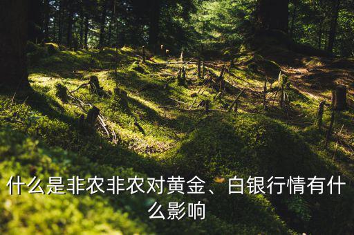 什么是非農(nóng)非農(nóng)對(duì)黃金、白銀行情有什么影響