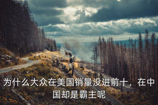 為什么大眾在美國銷量沒進(jìn)前十，在中國卻是霸主呢