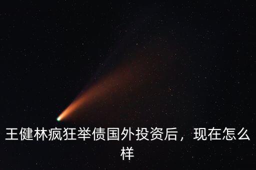 王健林瘋狂舉債國外投資后，現(xiàn)在怎么樣