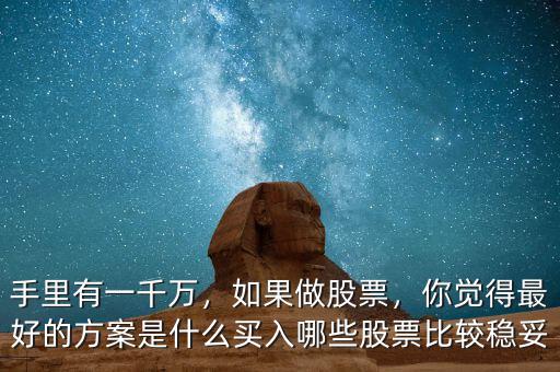 手里有一千萬，如果做股票，你覺得最好的方案是什么買入哪些股票比較穩(wěn)妥