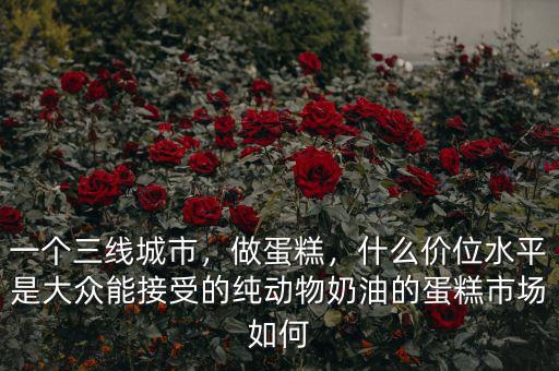 一個(gè)三線城市，做蛋糕，什么價(jià)位水平是大眾能接受的純動物奶油的蛋糕市場如何