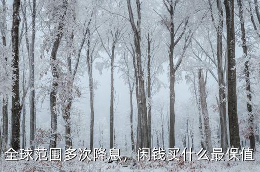 全球范圍多次降息，閑錢買什么最保值