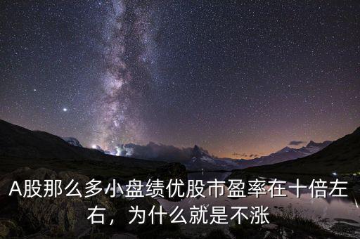A股那么多小盤績優(yōu)股市盈率在十倍左右，為什么就是不漲