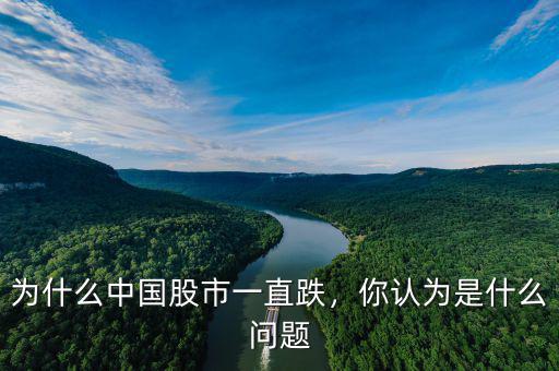 為什么中國股市一直跌，你認為是什么問題