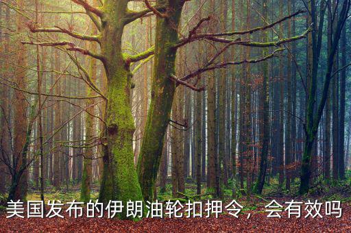 美國發(fā)布的伊朗油輪扣押令，會(huì)有效嗎