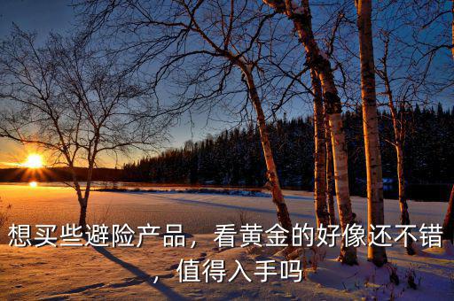 想買(mǎi)些避險(xiǎn)產(chǎn)品，看黃金的好像還不錯(cuò)，值得入手嗎