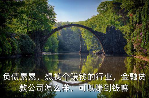 負(fù)債累累，想找個(gè)賺錢的行業(yè)，金融貸款公司怎么樣，可以賺到錢嘛