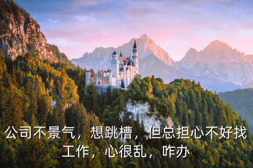 公司不景氣，想跳槽，但總擔(dān)心不好找工作，心很亂，咋辦
