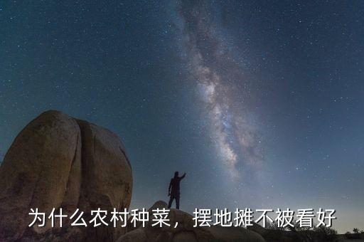 為什么農(nóng)村種菜，擺地?cái)偛槐豢春? class=
