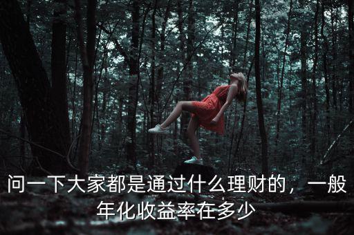問(wèn)一下大家都是通過(guò)什么理財(cái)?shù)?，一般年化收益率在多? class=
