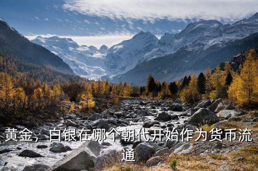 黃金，白銀在哪個(gè)朝代開(kāi)始作為貨幣流通