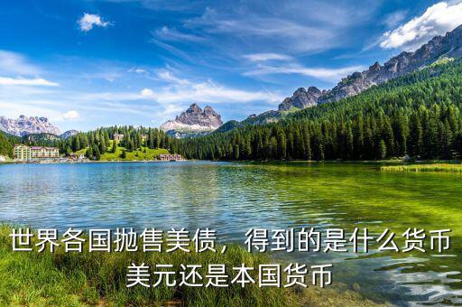 世界各國拋售美債，得到的是什么貨幣美元還是本國貨幣