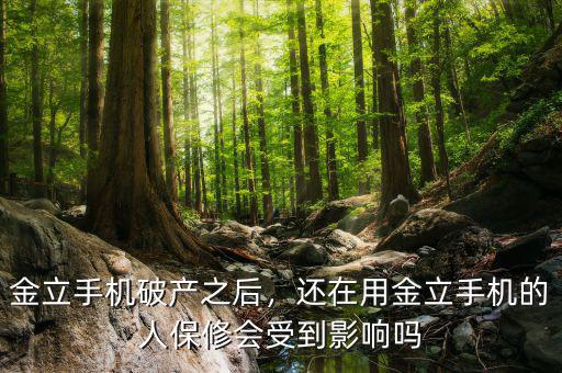 金立手機破產(chǎn)之后，還在用金立手機的人保修會受到影響嗎