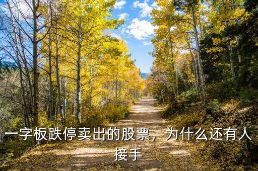一字板跌停賣出的股票，為什么還有人接手