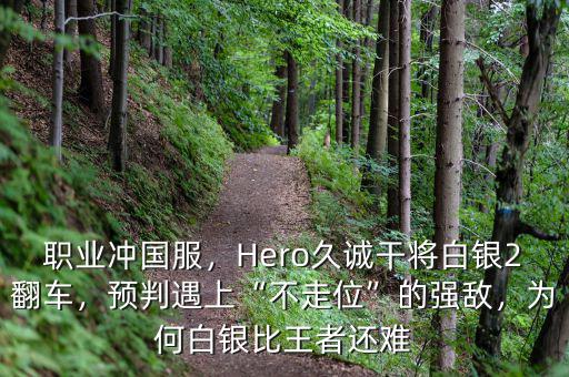 職業(yè)沖國服，Hero久誠干將白銀2翻車，預判遇上“不走位”的強敵，為何白銀比王者還難